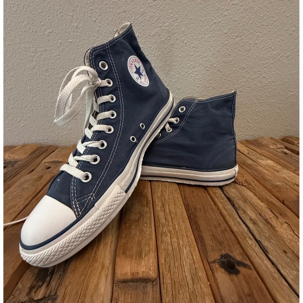 Converse Chuck Taylor All Star 10 Navy Blue Canvas High Top Sneakers M9622 - Picture 2 of 5